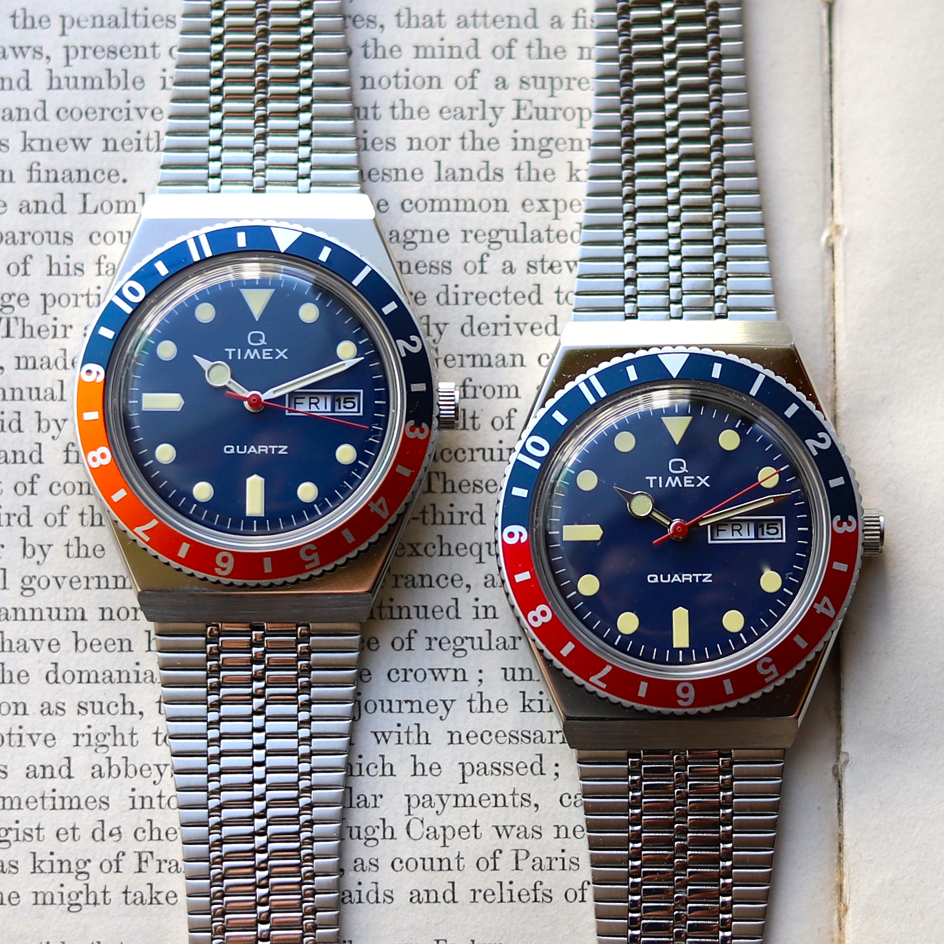 ロレックス timex Q diver chronograph 社外品ベルト付き - 時計